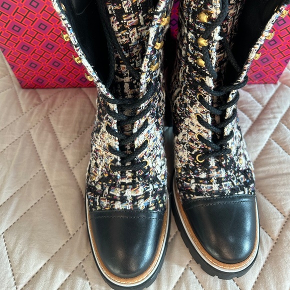 Tory Burch Miller Tweed Bootie - Picture 1 of 4